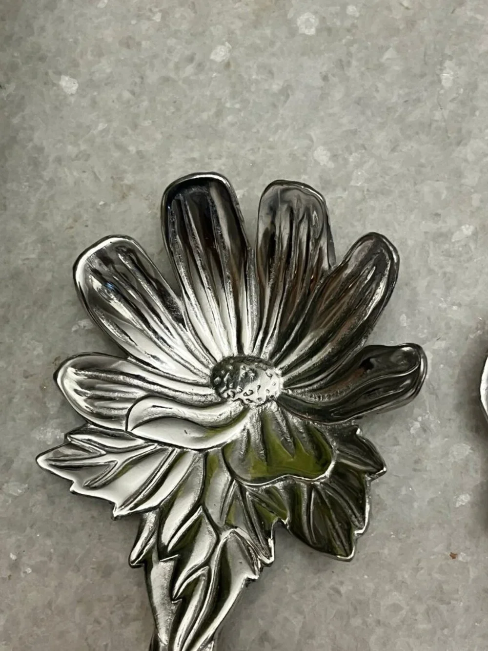 vintage Fitz and Floyd Botanical floral serving utensils set of 2
